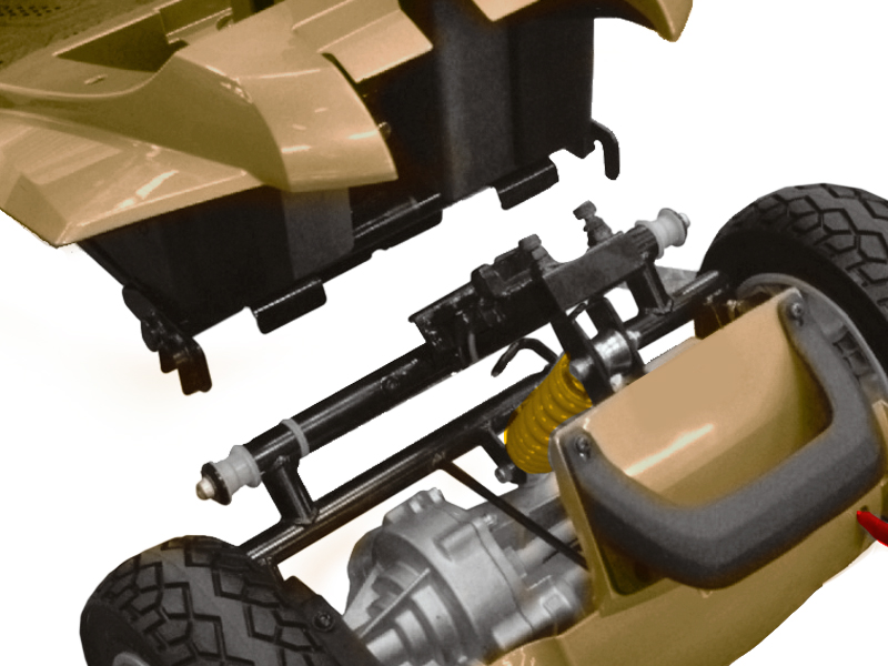 Compact en deelbaar frame (tot 120 kg belastbaar)